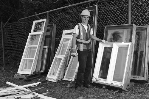 Professional home clearance team working in a Carshalton home